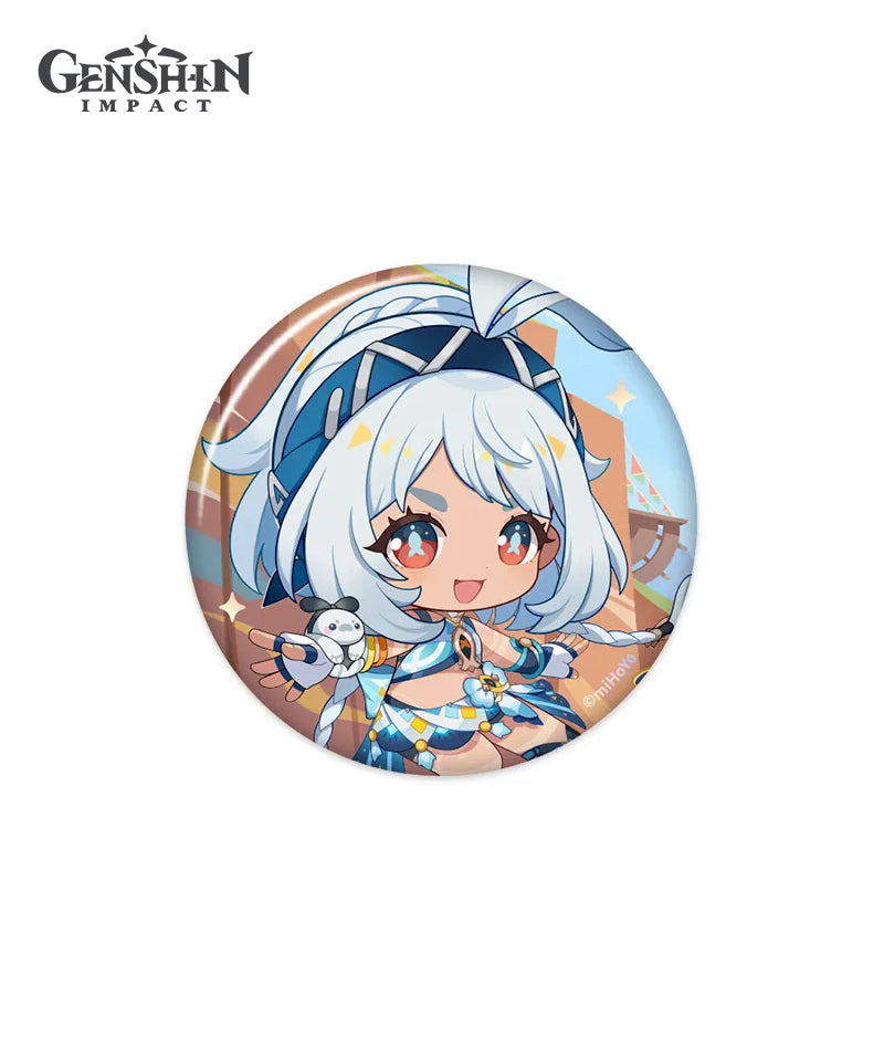 原神　キィニチ　ビッグ缶バッジ　blaze to natlan Official Genshin Blaze to Natlan Kinich Chibi Badge