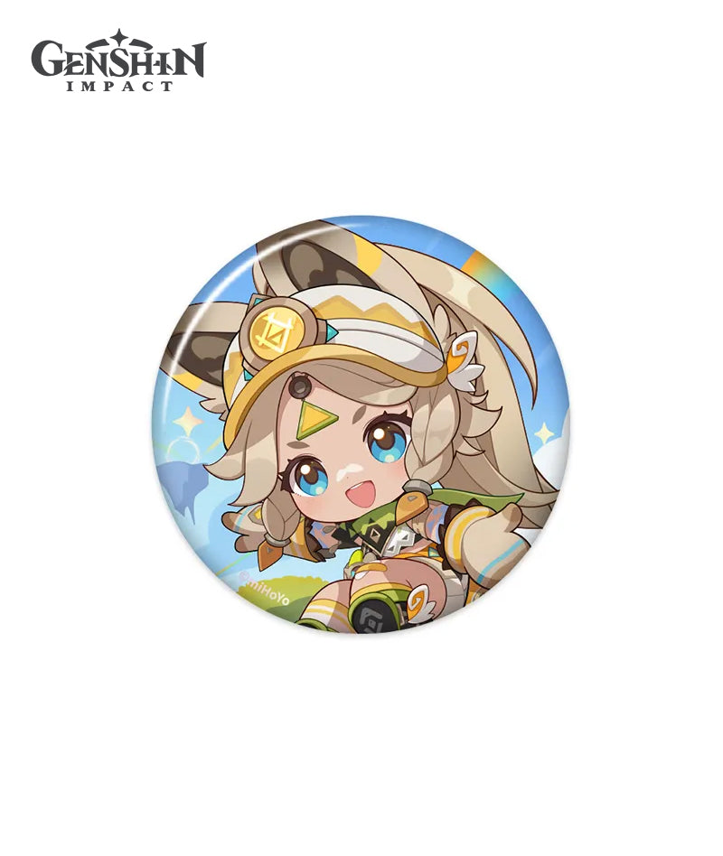 原神　キィニチ　ビッグ缶バッジ　blaze to natlan Official Genshin Blaze to Natlan Kinich Chibi Badge