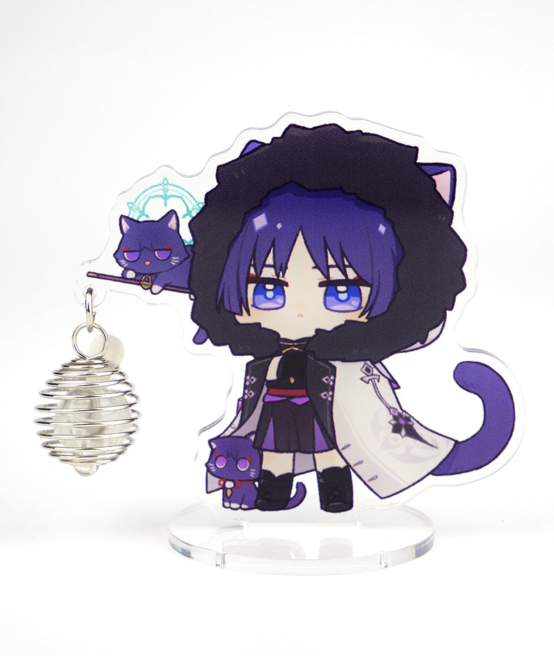 Flins, Scaramouche, Zhongli, Ganyu Chibi Acrylic Stand – GenshinFans