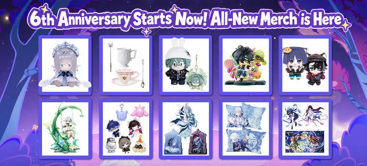 Genshin 6th Anniversary Merch