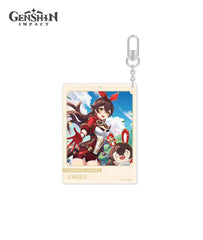 Amber Birthday Acrylic Charm