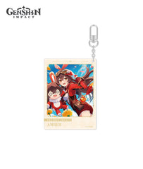 Amber Birthday Acrylic Charm