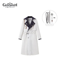 Official Genshin Fatui Harbingers Trench Coat – GenshinFans