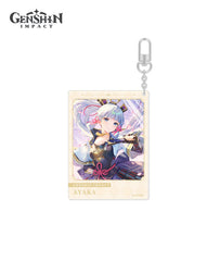 Kamisato Ayaka Birthday Acrylic Charm