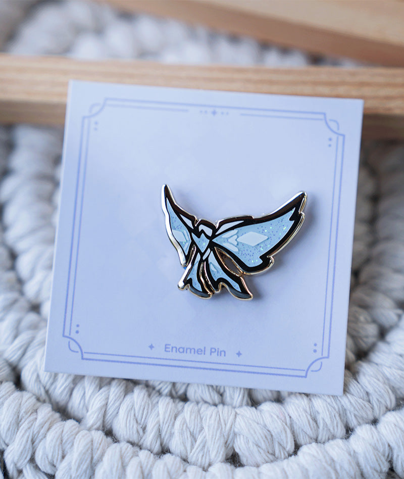 Genshin Impact Crystalfly Enamel Pins – GenshinFans