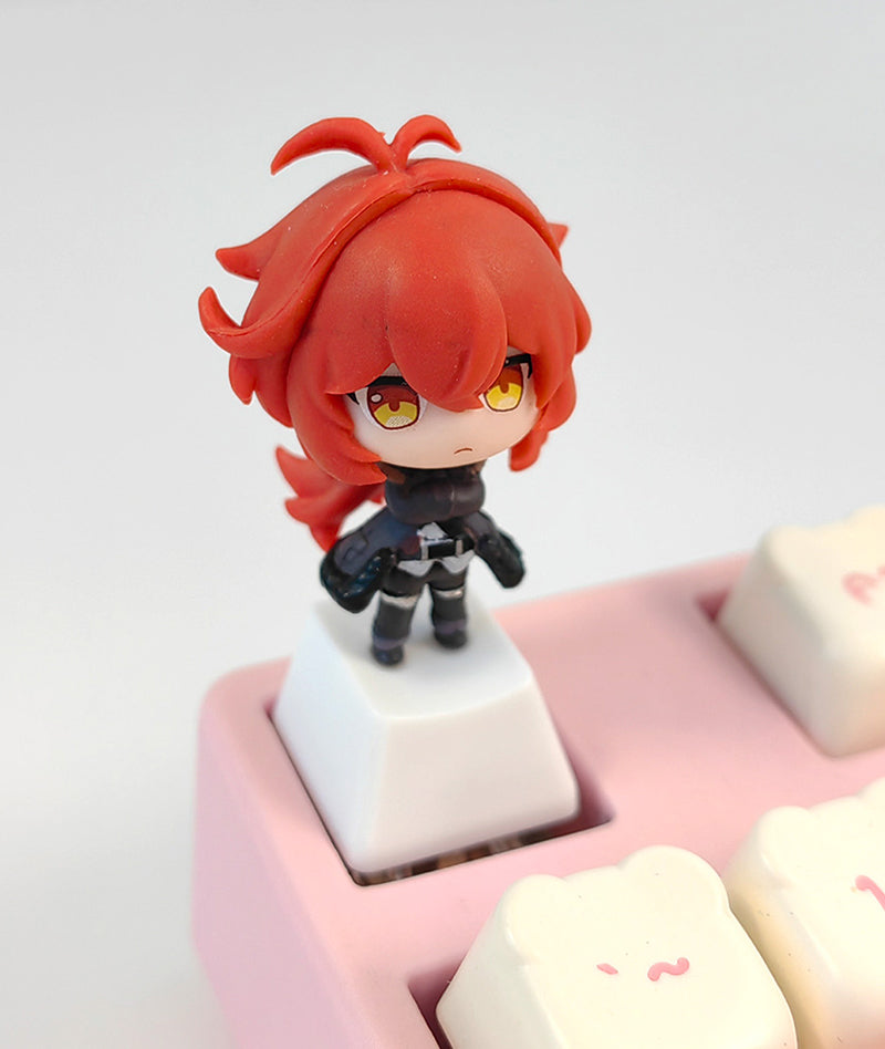 Genshin Custom Artisan Keycaps - Amber, Paimon – GenshinFans