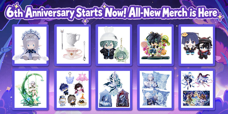 Genshin 6th Anniversary Merch