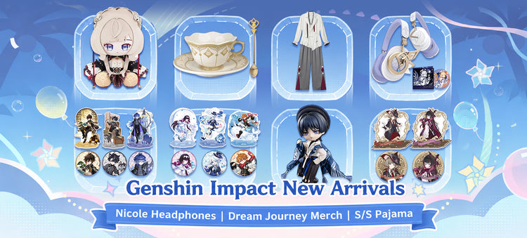 New Genshin Impact Merch