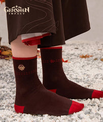 Genshin Kazuha Mid Calf Socks