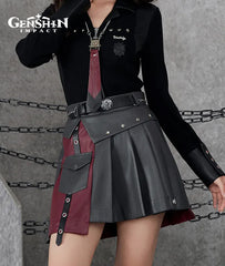 Genshin Wriothesley Pleated Skirt 