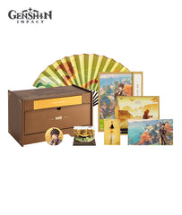 [Official Merchandise] Genshin Impact Liyue OST CD & Accessories Gift Box : Jade Moon Upon a Sea of Clouds