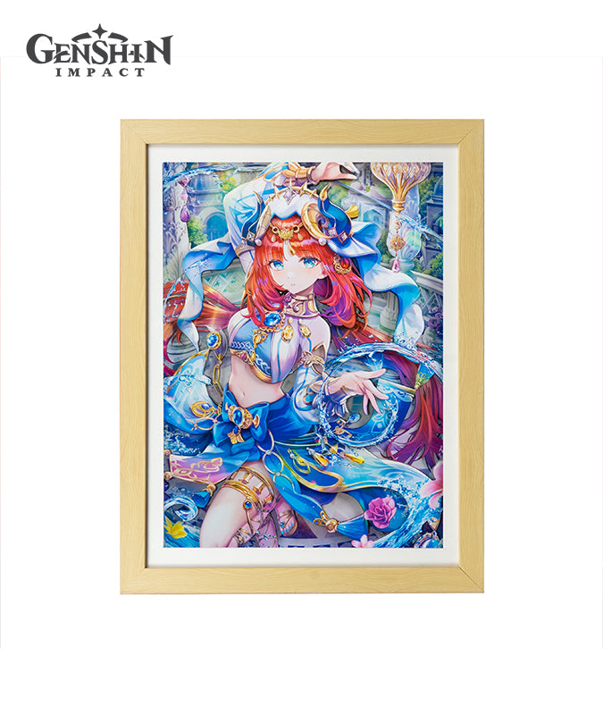 Genshin Impact Navia Nilou Painting 3D Wall Art Decoration – GenshinFans