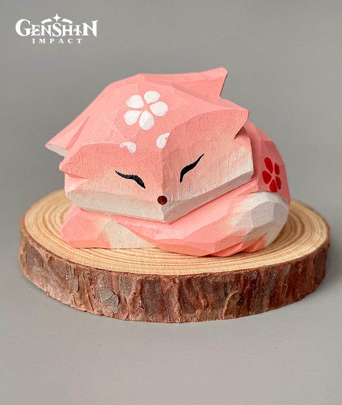Yae Miko Fox Woodencraft