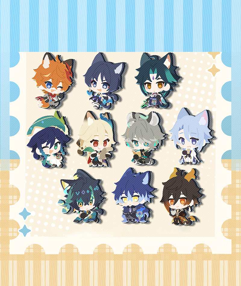 Genshin Impact Chibi Animal Character Acrylic Block