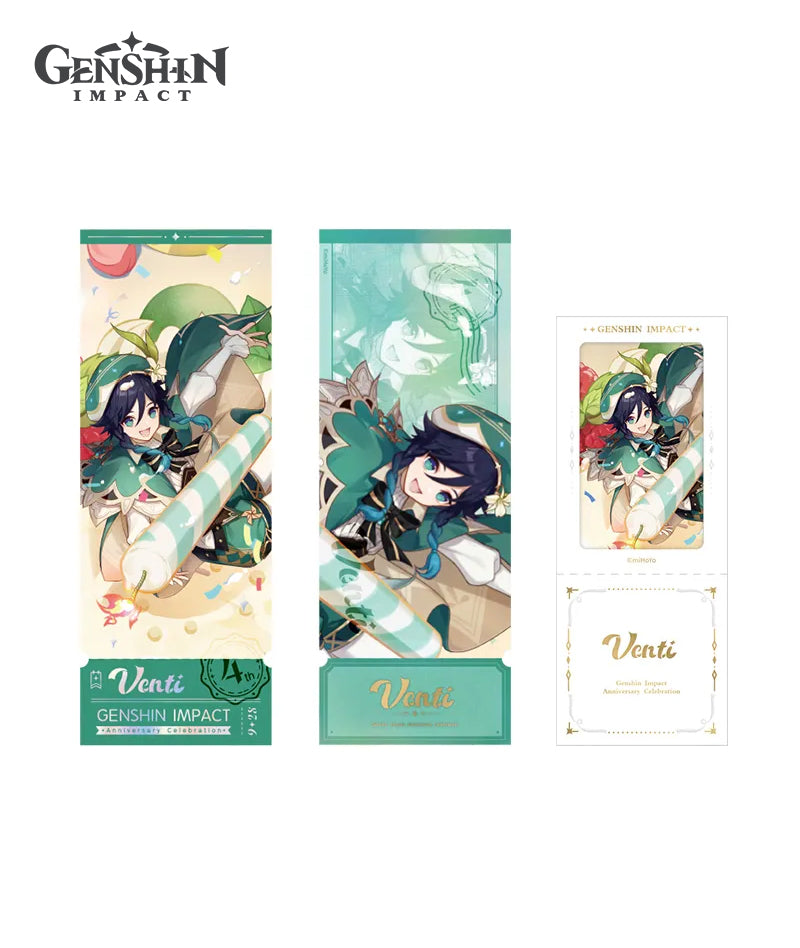 完結set 忘却の旋律 THEMELODYOFOBLIVION GAINAX Official Genshin Impact Archons 4th Anniversary Ticket – GenshinFans