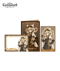 [Official Merch] Genshin Impact Tabletop Troupe Merch | Badge, Standee & Ticket Set