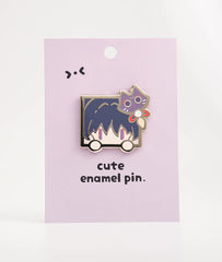 Cute Scaramouche Enamel Pin Magnet