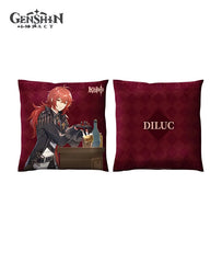 Diluc Throw Pillow