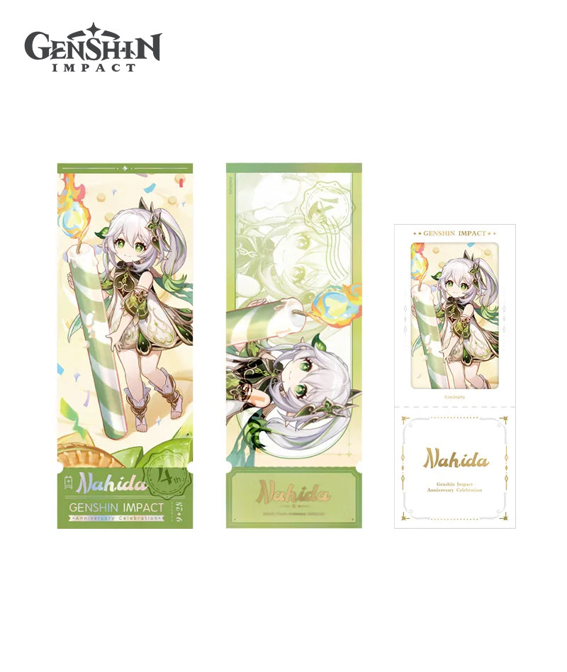 Official Genshin Impact Archons 4th Anniversary Ticket – GenshinFans