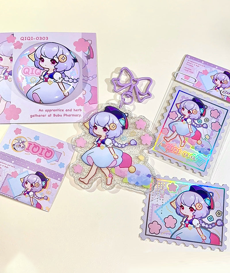 Qiqi Acrylic Charm & Stamp