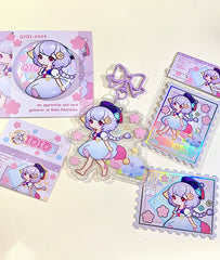 Qiqi Acrylic Charm & Stamp