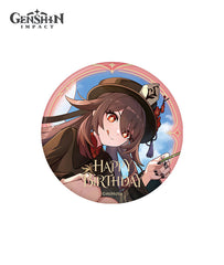 Hu Tao Birthday Badge