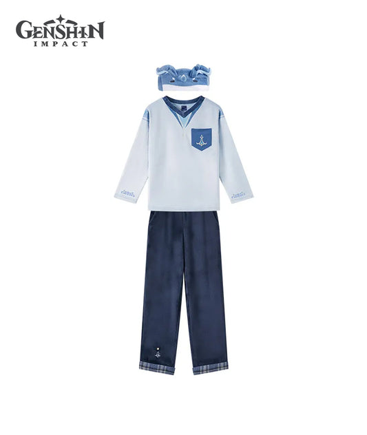 Neuvillette Fuzzy Pajama Set 800