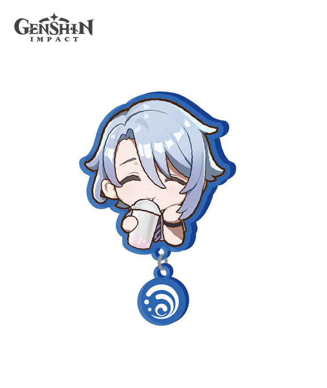 HeyTea Genshin Ayaka & Ayato Acrylic Badge & Standee – GenshinFans