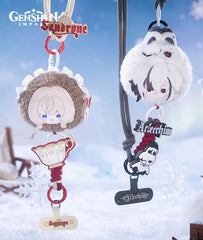 Sandrone & Arlecchino Plush Phone Lanyard