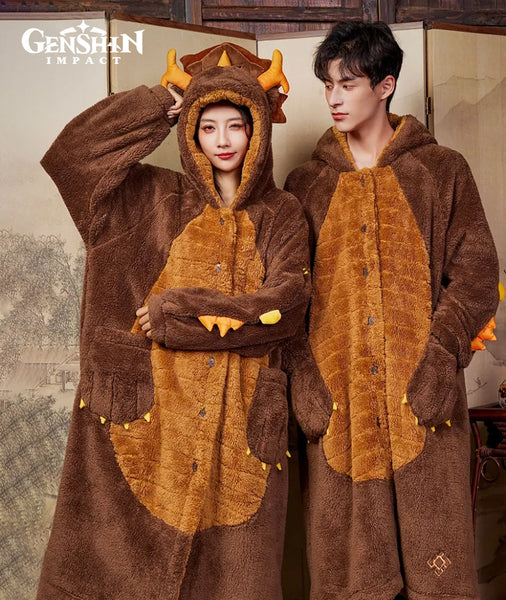 リボコングッズ Official Genshin Zhongli Rex Lapis Dragon House Robe – GenshinFans