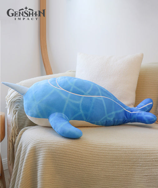 Official MiHoYo Genshin Impact Childe Tartaglia Whale Plushie sold Pillow Jumbo XL