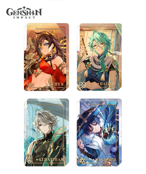 【原神】Teyvat Goods アクリルカード Genshin Impact Theme Wanderer Acrylic Quicksand Ornaments