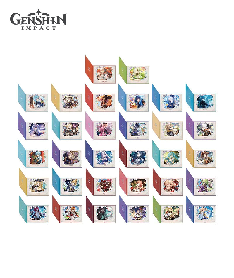 Genshin Impact Day of Destiny Character Birthday Folding Shikishi Board