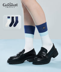 [Official Merchandise] Kamisato Ayaka Impression Clothing Mid-Calf Socks 3 Styles