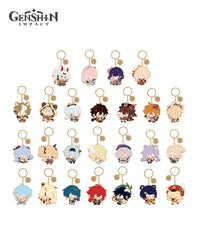 [Official Merchandise] Chibi Character Metal Keychain Accessories