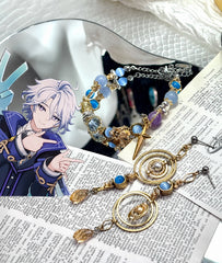 Genshin Impact Mitya Bracelet & Earrings