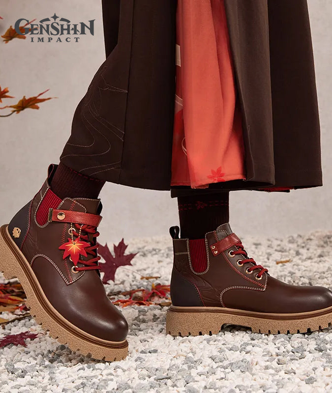 Official Kaedehara Kazuha Ankle Boots Genshin Apparel