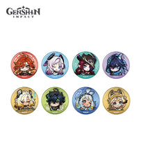 Genshin Impact Natlan Chibi Badges