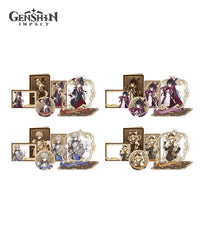 [Official Merch] Genshin Impact Tabletop Troupe Merch | Badge, Standee & Ticket Set