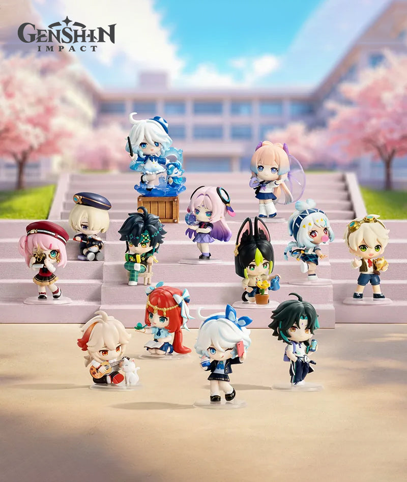 Genshin Impact Pop Mart Academy's Light & Shadow Poetry Blind Box Figures