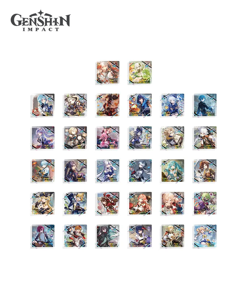 Genshin Impact Day of Destiny Character Birthday Acrylic Coaster