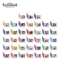 [Official Merch] Genshin Impact Character Day of Destiny Birthday Series Folding Shikishi Board