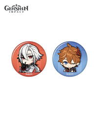 [Official Merchandise] Genshin Impact Fatui Chibi Character Expression Sticker Badge