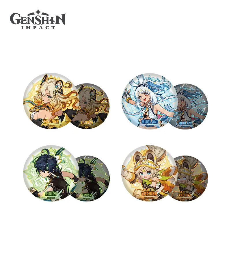 Genshin Impact Natlan Character Badges