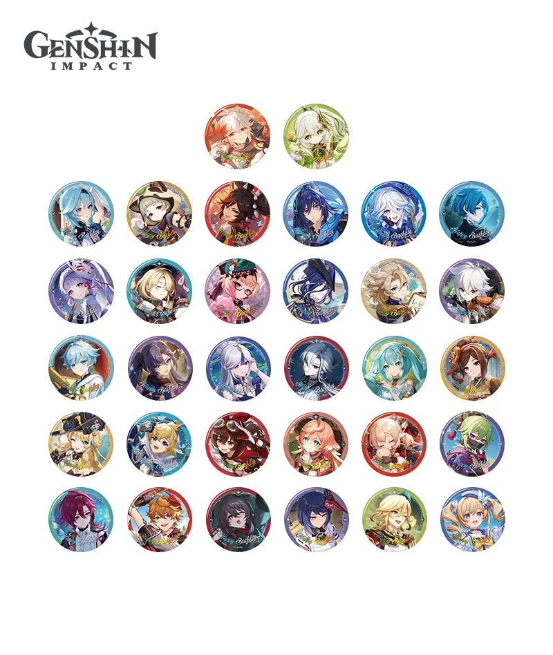 Genshin Character Birthday Badge
