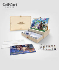 Genshin Impact 2025 Desk Calendar Gift Box