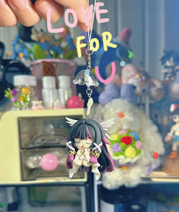 Columbina Clay Figure Keychain