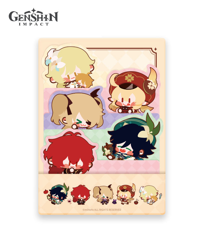 Genshin Official Chibi Character Sticky Notes Cute Notepad – GenshinFans