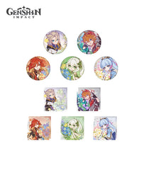 Genshin Fragrant Listening Time Character Badge & Acrylic Block