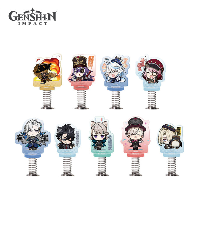 Fontaine Chibi Character Expression Shake Acrylic Stand